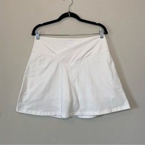 Victorias Secret PINK White Athletic Sport Tennis Skort Skirt with Shorts Sz XL